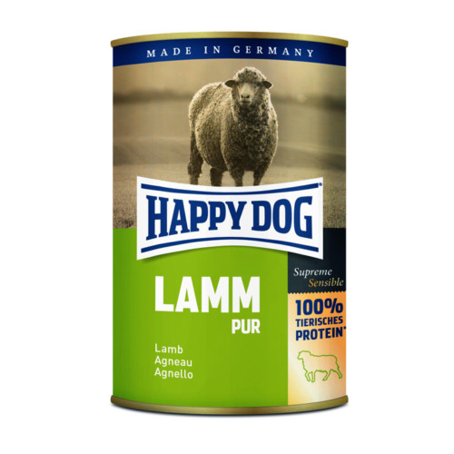 HappyDog konserv 100% animalisk lamm 400g