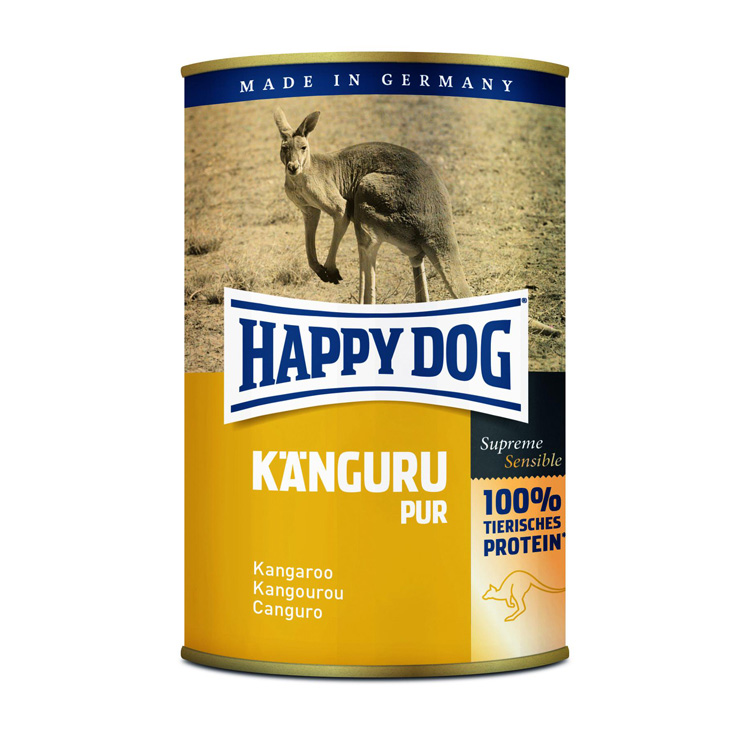 HappyDog konserv 100% animalisk känguru 400g