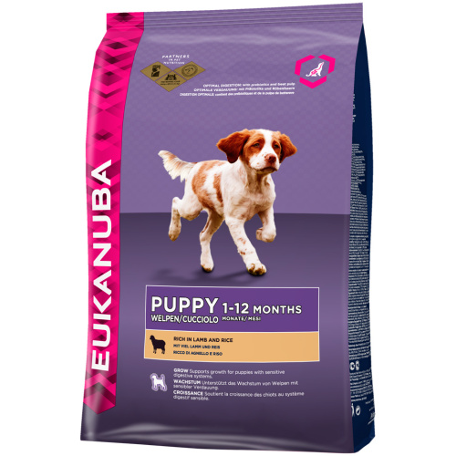 Eukanuba Dog Puppy Lamb & Rice 2,5 kg