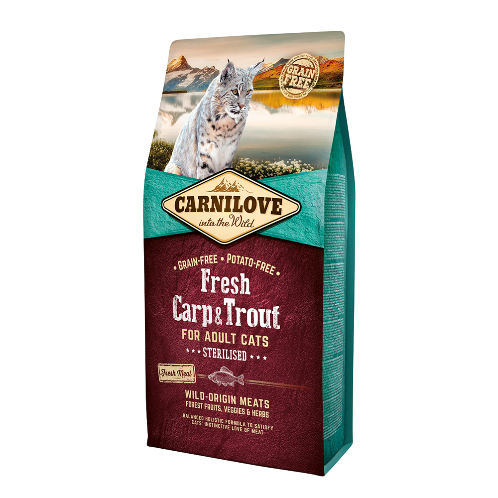 Carnilove CAT Fresh Carp & Trout - for Sterilised 6 kg