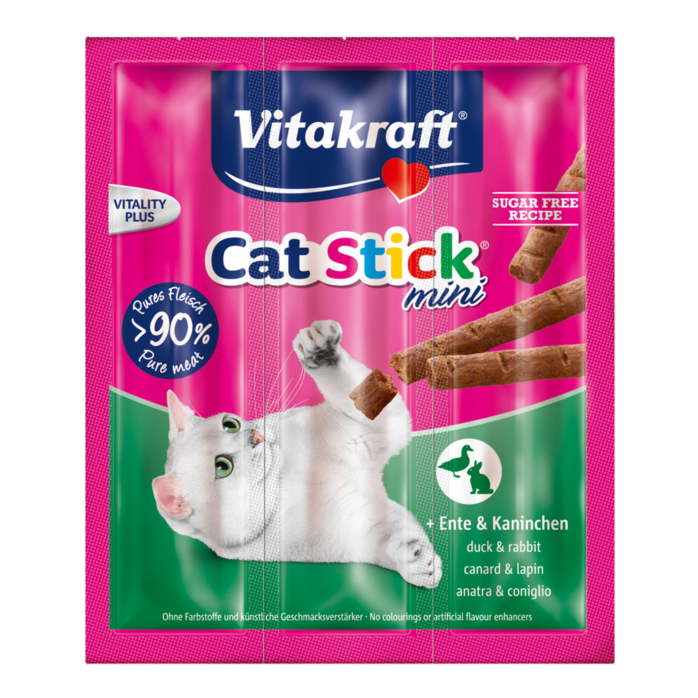 Cat-Stick mini anka/kanin 3st