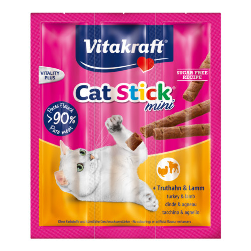 Cat-Stick mini kalkon/lamm 3pack