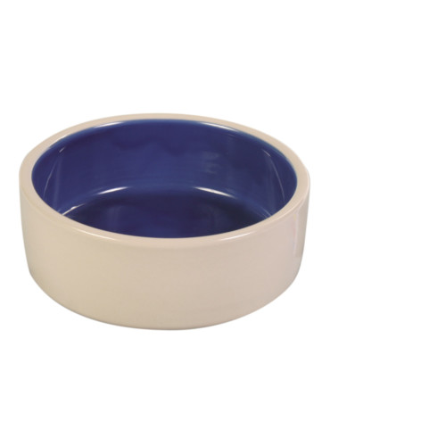 Keramikskål Vit/Blå 12 L 18 cm