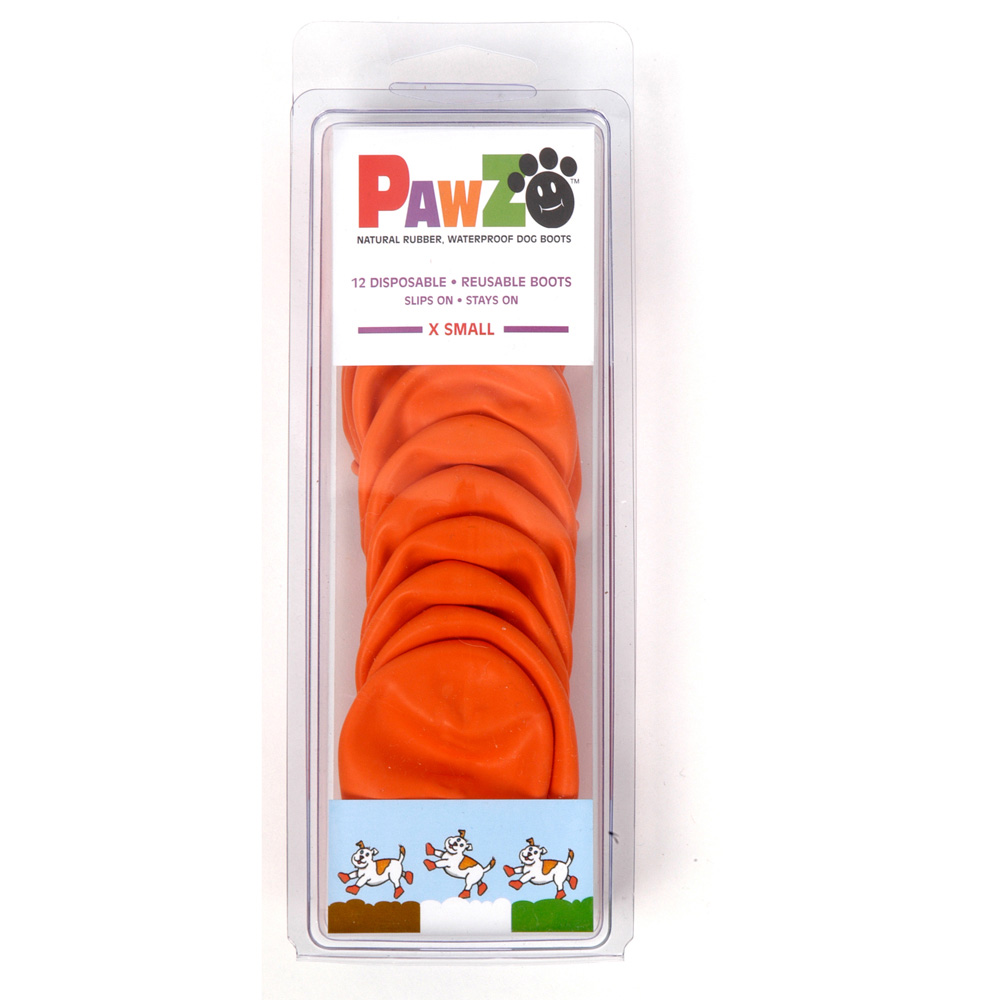 Pawz hundsko, X-small, 5,1cm orange 12st