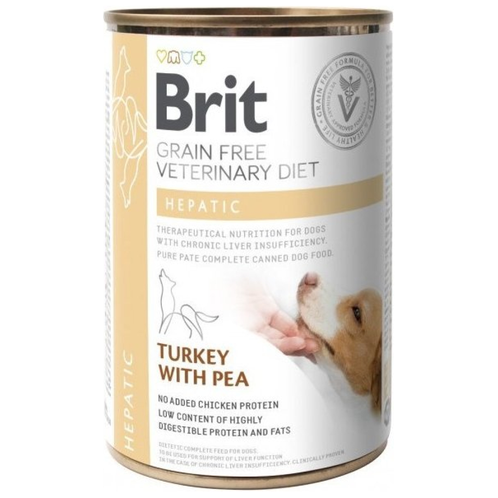 Brit GF Veterinary Diets Dog Can Hepatic  400g