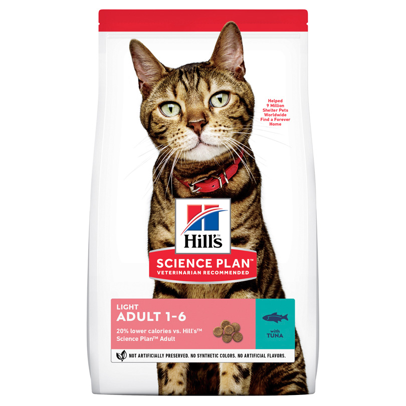 Hills Feline Adult Light Tuna 1,5 kg