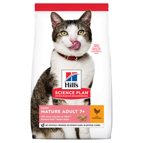 Hills Feline Mature Adult 7+ Light 1,5 kg