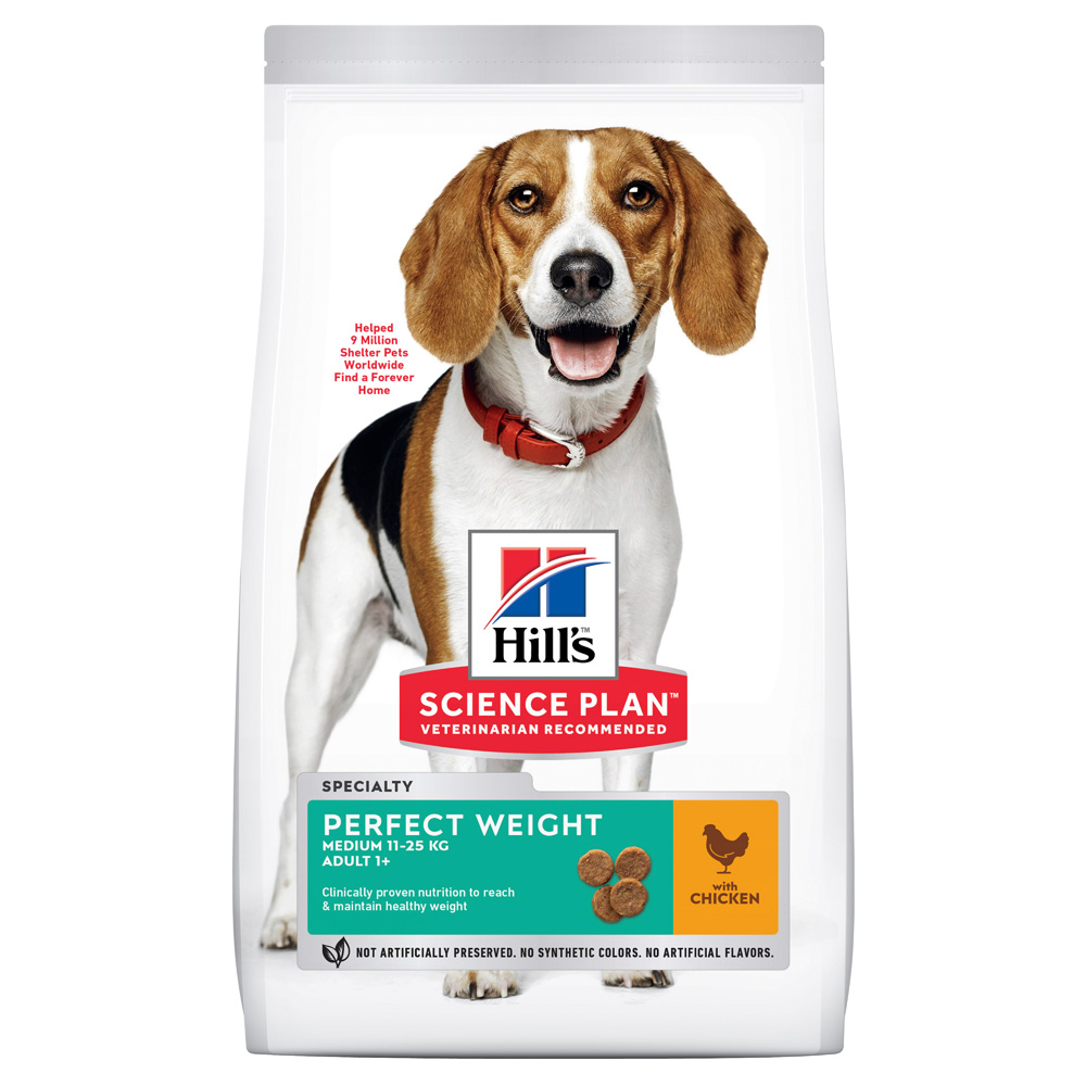 Hills Canine Adult Perfect Weight Medium Chicken 2kg