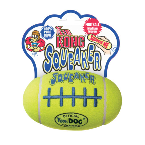Kong Squeaker Football Large tennisboll