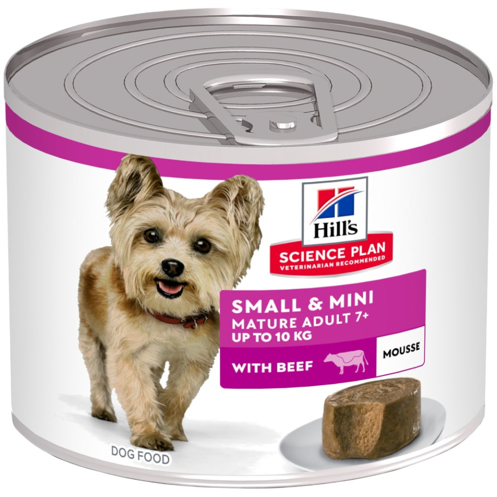 Hills Canine Mature Mousse Small&Mini Beef 200g