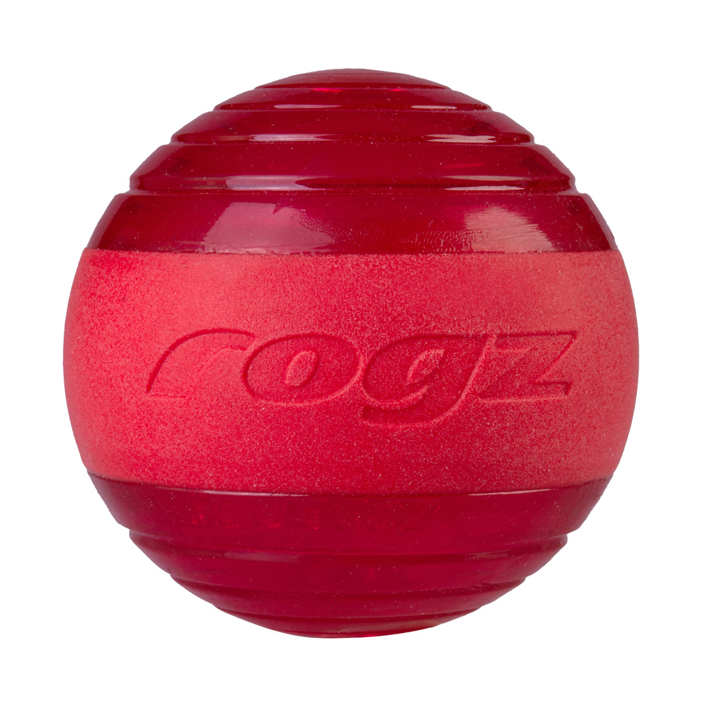 Rogz squeekz ball röd 6,4 cm