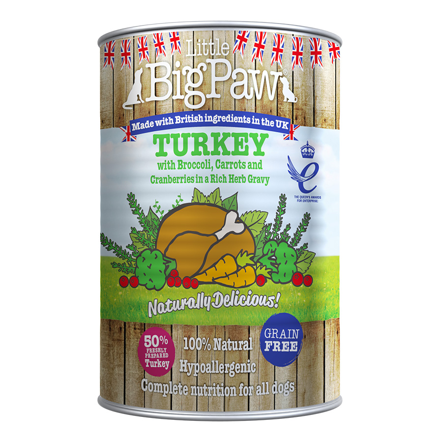 LBP Dog turkey, cranberry, brocolli, carrot & herbs 390g