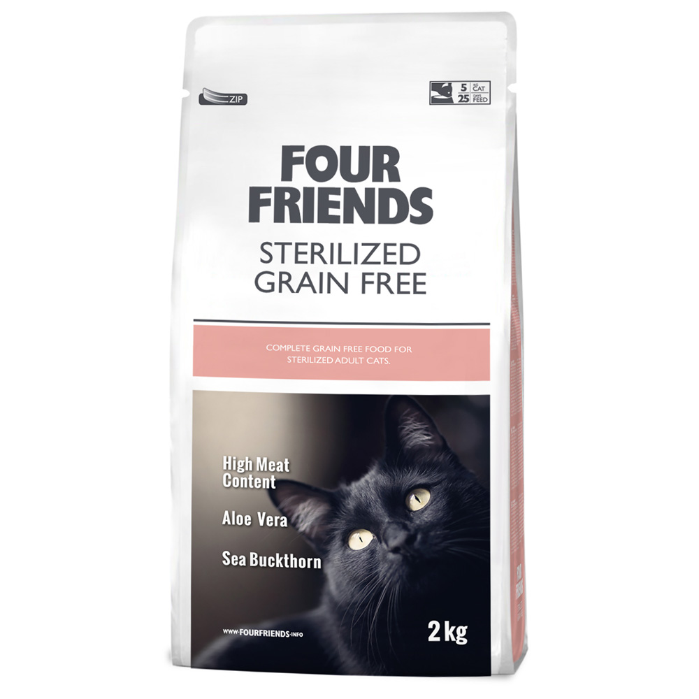 Four Friends Cat Sterilized Grain Free 2 kg