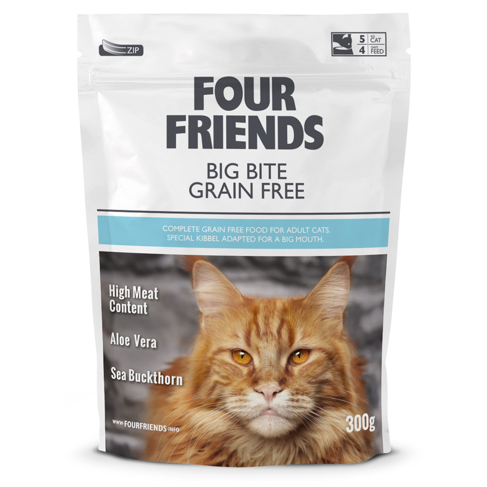 Four Friends Cat Big Bite Grain Free 0,3 kg