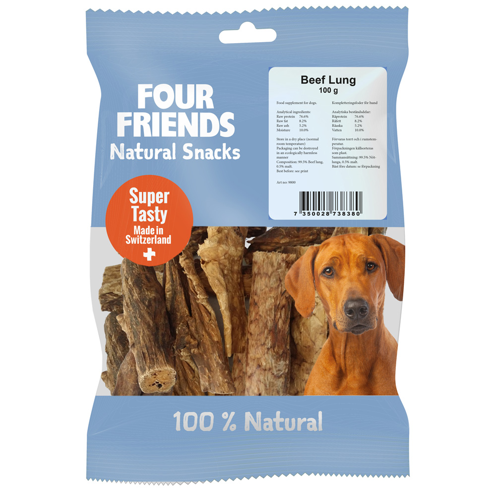 FF Dog Beef Lung 100g