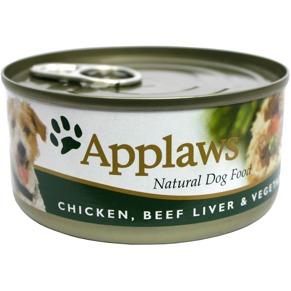 Applaws hund konserv Chicken Beef Liver&Veg 156g