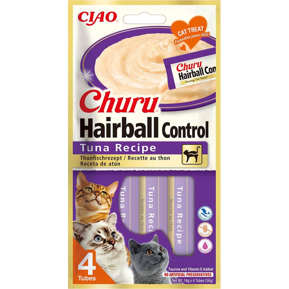 Churu Hairball Control Tuna 4st