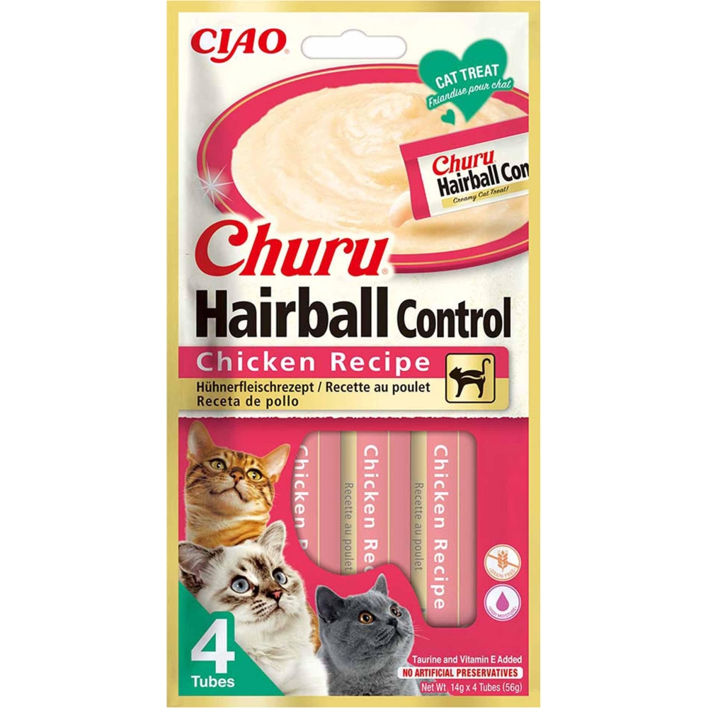 Churu Hairball Control Chicken 4st