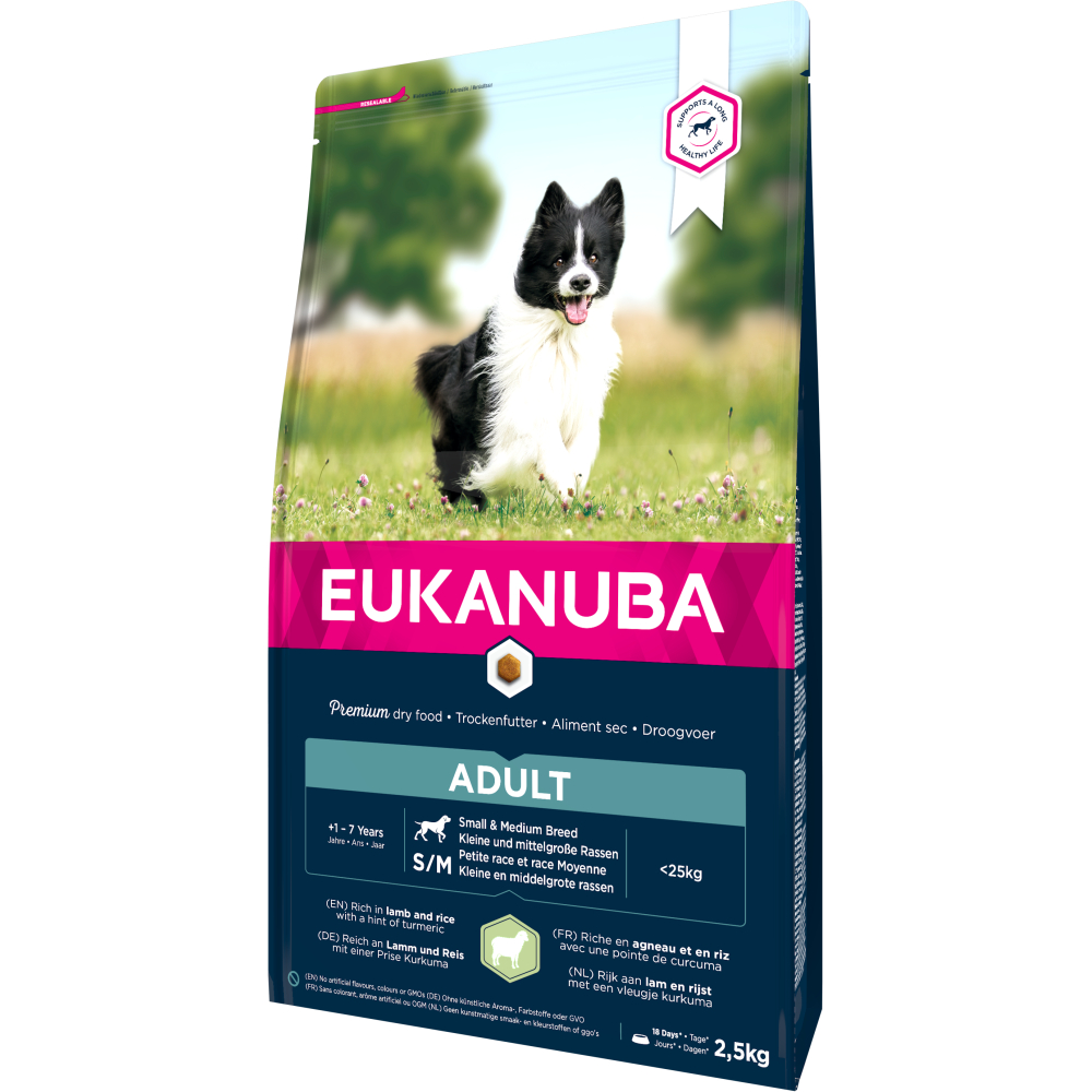 NEW- Eukanuba Dog Adult Small / Medium Lamb & Rice 2