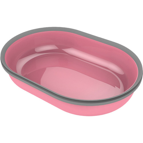 Matskål enkel t Pet Feeder rosa