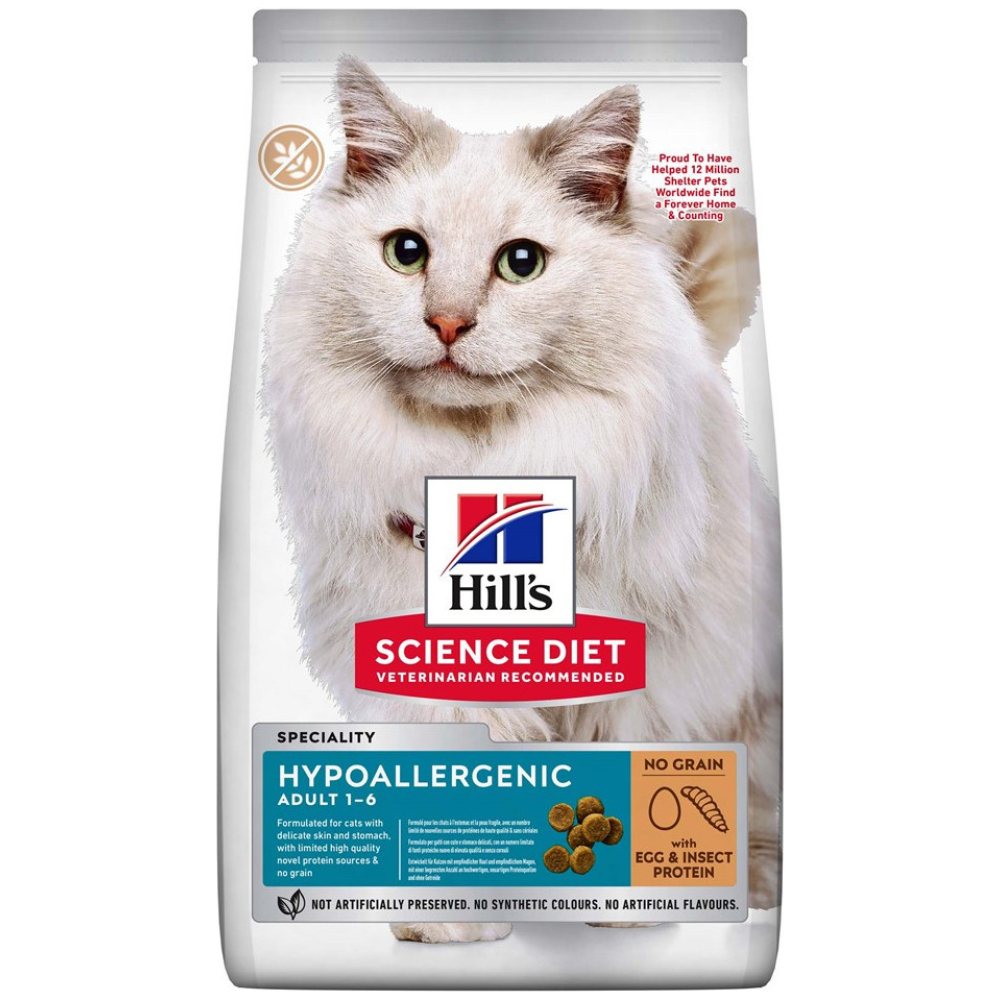Hills Feline Adult Hypoallergenic Egg & Insect Protein 1.5kg