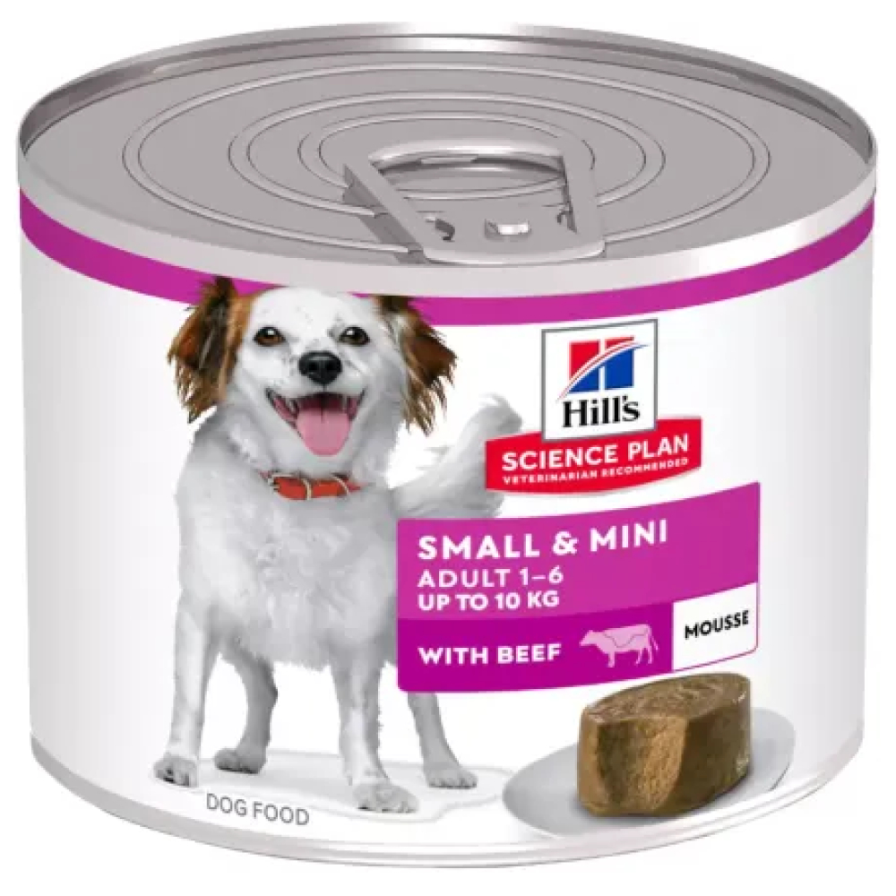 Hills Canine Adult Mousse Small&Mini Beef 200g