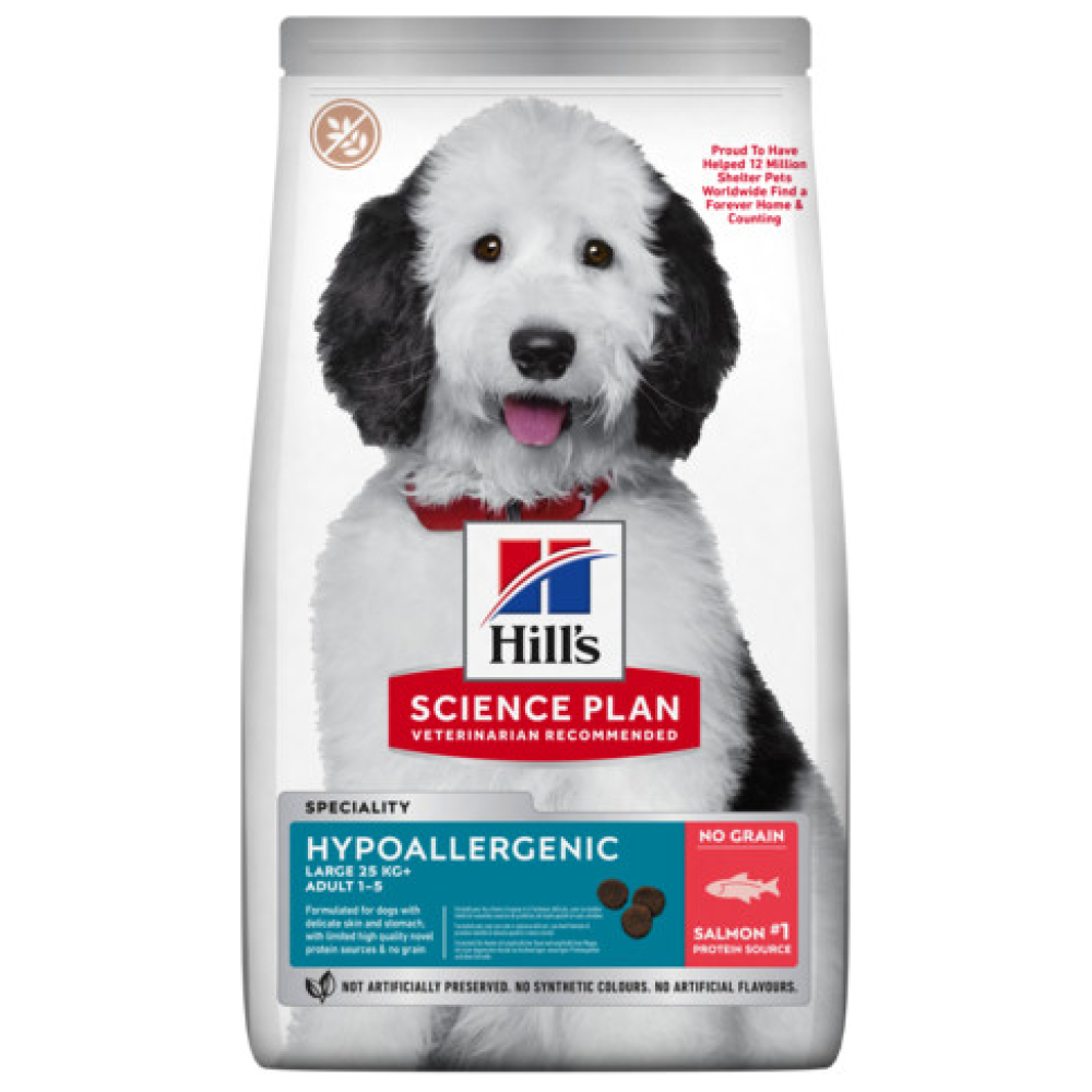 Hills Canine Adult Hypoallergenic Large Breed Salmon 12kg