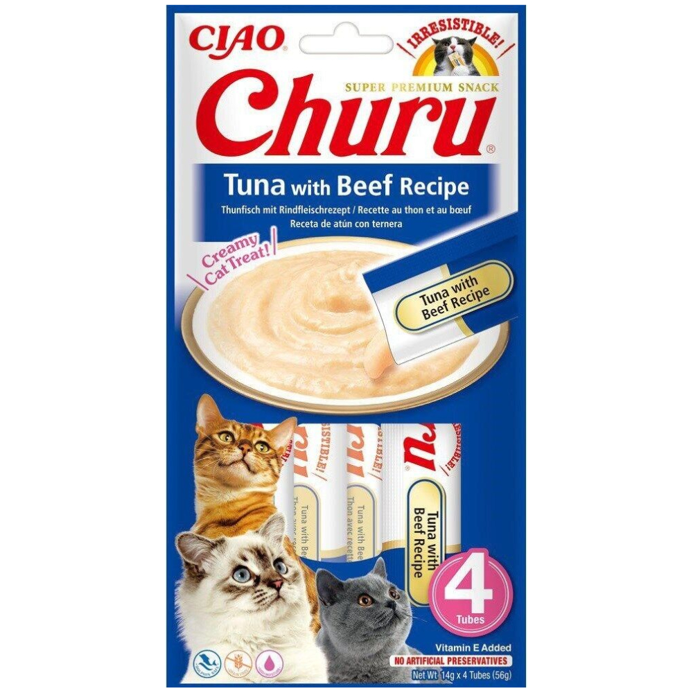 Churu Cat Tuna With beef 4st